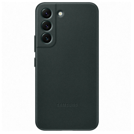 Samsung Galaxy S22 Plus etui skórzane Leather Cover EF-VS906LGEGWW - zielone (Forest Green)