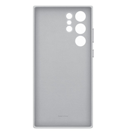 Samsung Galaxy S22 Ultra etui skórzane Leather Cover EF-VS908LJEGWW - jasnoszare (Light Gray)