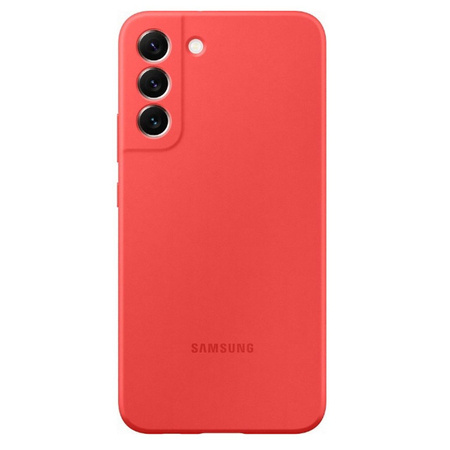 Samsung Galaxy S22 etui Silicone Cover EF-PS901TPEGWW - koralowe