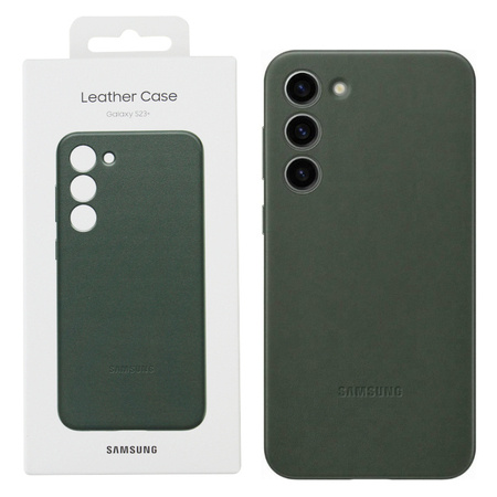 Samsung Galaxy S23 Plus etui skórzane Leather Case EF-VS916LGEGWW - zielone