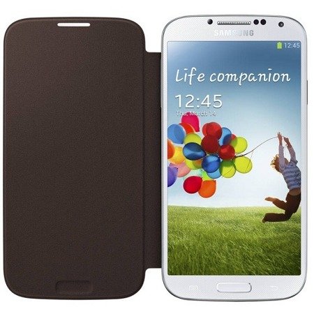 Samsung Galaxy S4 etui Flip Cover EF-FI950BA - brązowy