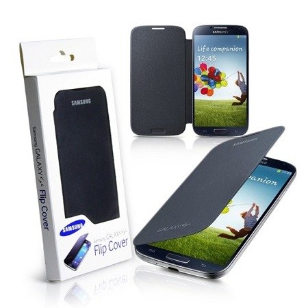 Samsung Galaxy S4 etui Flip Cover EF-FI950BB - ciemnogranatowy