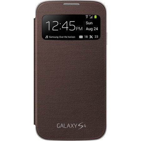 Samsung Galaxy S4 etui S-View Cover EF-CI950BA - brązowy