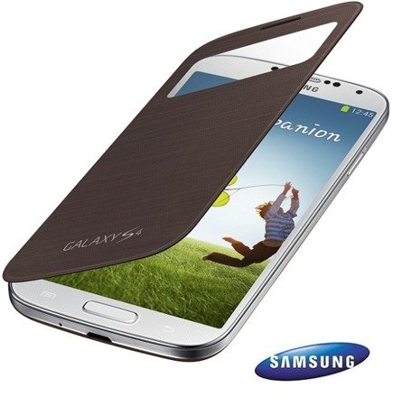 Samsung Galaxy S4 etui S-View Cover EF-CI950BA - brązowy