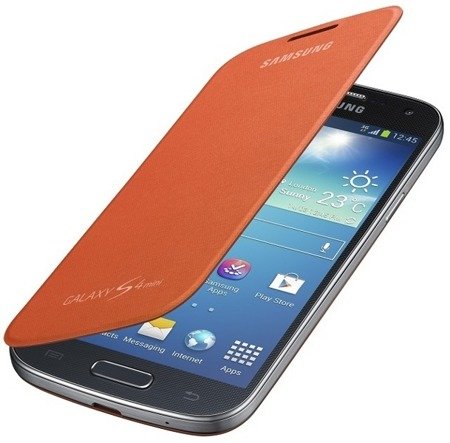 Samsung Galaxy S4 mini etui Flip Cover EF-FI919BOEGWW - pomarańczowy