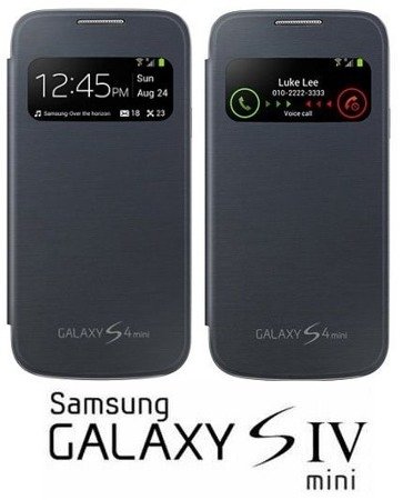 Samsung Galaxy S4 mini etui S View Cover EF-CI919BBEGWW - granatowy