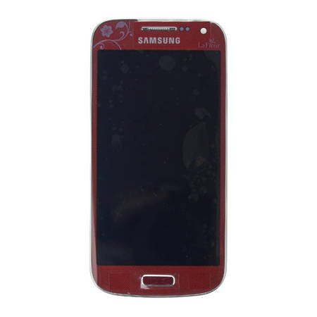 Samsung Galaxy S4 mini wyświetlacz LCD - bordowy (La Fleur)