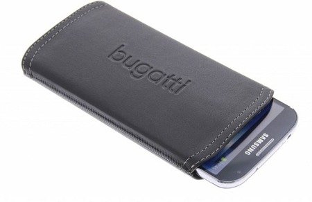 Samsung Galaxy S4 skórzana wsuwka Bugatti Two Way Case - czarna