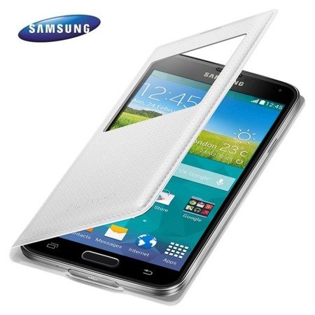 Samsung Galaxy S5/ S5 NEO etui S View Cover EF-CG900BHEGWW - biały