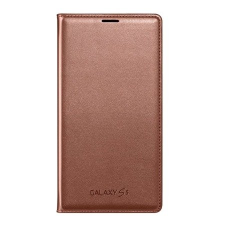 Samsung Galaxy S5/ S5 neo etui Flip Wallet EF-WG900BFEGWW - różowe złoto