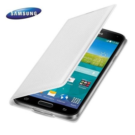 Samsung Galaxy S5/ S5 neo etui Flip Wallet EF-WG900BHEGWW - białe