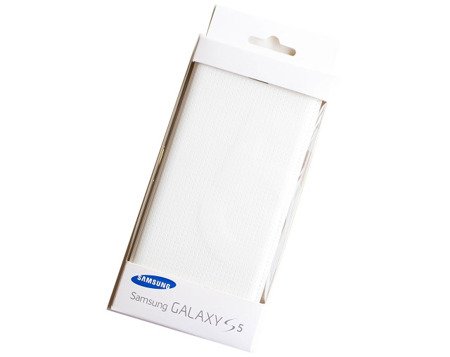 Samsung Galaxy S5/ S5 neo etui Flip Wallet EF-WG900BHEGWW - białe