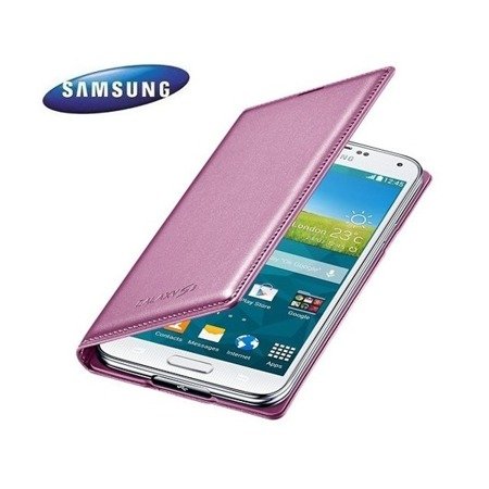 Samsung Galaxy S5/ S5 neo etui Flip Wallet EF-WG900BPEGWW - różowe