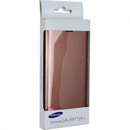 Samsung Galaxy S5 mini etui Flip Cover EF-FG800BFEGWW - brązowe
