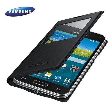 Samsung Galaxy S5 mini etui S View Cover EF-CG800BB - czarny