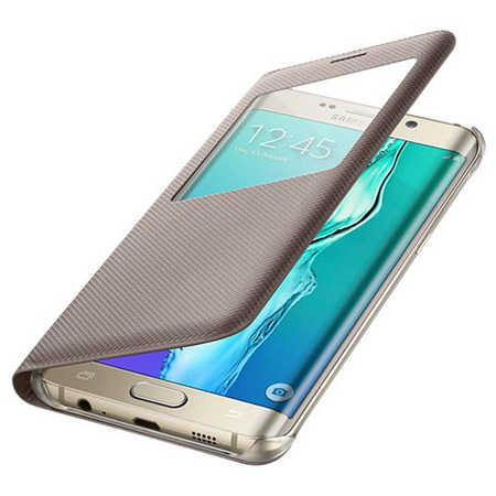 Samsung Galaxy S6 Edge Plus etui S View Cover EF-CG928PFEGWW - złote