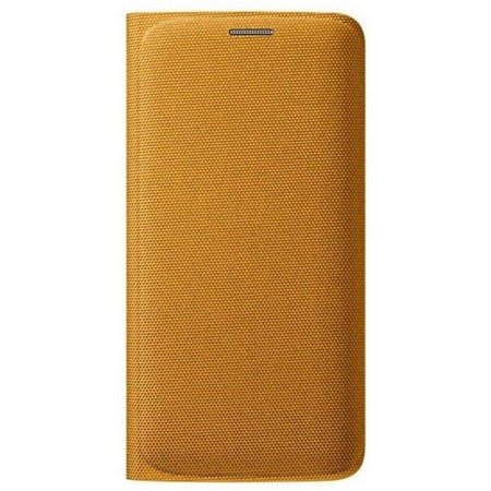 Samsung Galaxy S6 edge etui Flip Wallet EF-WG925BYE - żółty