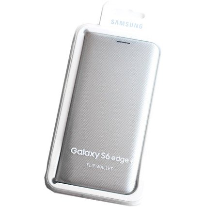 Samsung Galaxy S6 edge+ etui Flip Wallet EF-WG928PSEGWW - srebrny