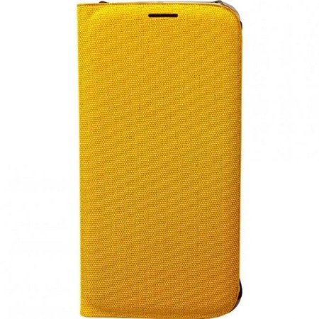 Samsung Galaxy S6 etui Flip Wallet EF-WG920BYE - żółty