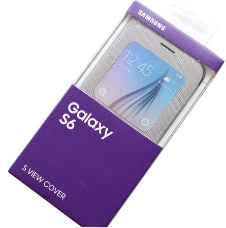 Samsung Galaxy S6 etui S View Cover EF-CG920BSE - szary