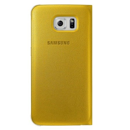 Samsung Galaxy S6 etui S View Cover EF-CG920PYE - żółty