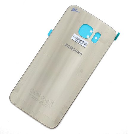 Samsung Galaxy S6 klapka baterii z klejem - złoty (Gold)