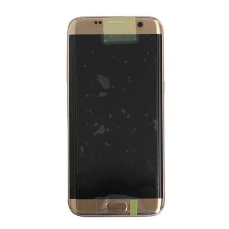 Samsung Galaxy S7 Edge wyświetlacz LCD - złoty