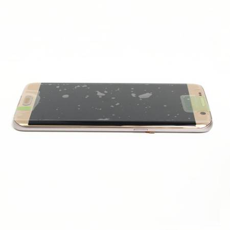 Samsung Galaxy S7 Edge wyświetlacz LCD - złoty