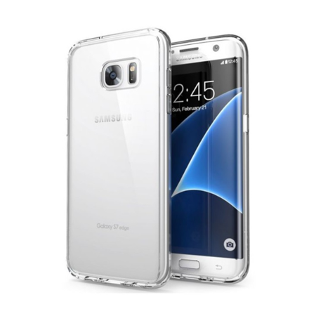 Samsung Galaxy S7 edge etui silikonowe Spigen Liquid Crystal 556CS20032 - transparentne