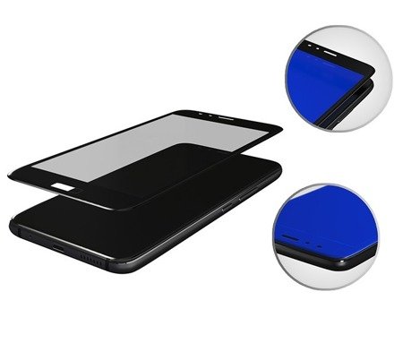 Samsung Galaxy S7 edge szkło hartowane na cały ekran 3MK Hard Glass Max - czarne