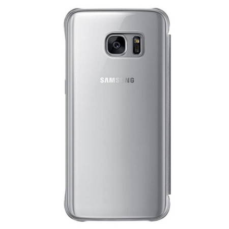Samsung Galaxy S7 etui Clear View Cover EF-ZG930CSEGWW - srebrne