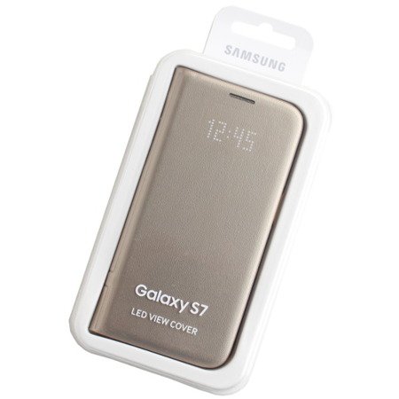 Samsung Galaxy S7 etui LED View Cover EF-NG930PFE - złoty