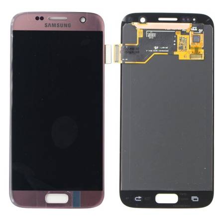 Samsung Galaxy S7 wyświetlacz LCD - różowozłoty (Pink Gold)