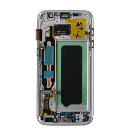 Samsung Galaxy S7 wyświetlacz LCD z ramką - biały