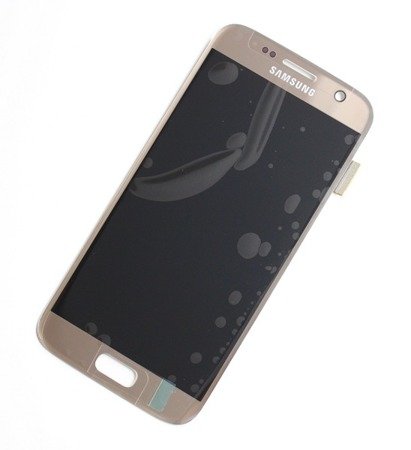 Samsung Galaxy S7 wyświetlacz LCD - złoty