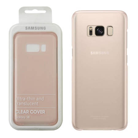 Samsung Galaxy S8 etui Clear Cover EF-QG950CPEGWW - różowe