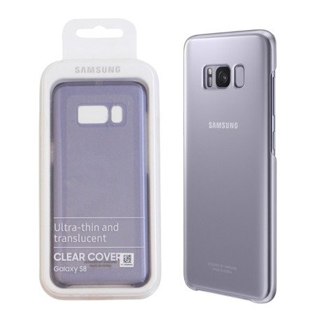 Samsung Galaxy S8 etui Clear Cover EF-QG950CVEGWW - fioletowy