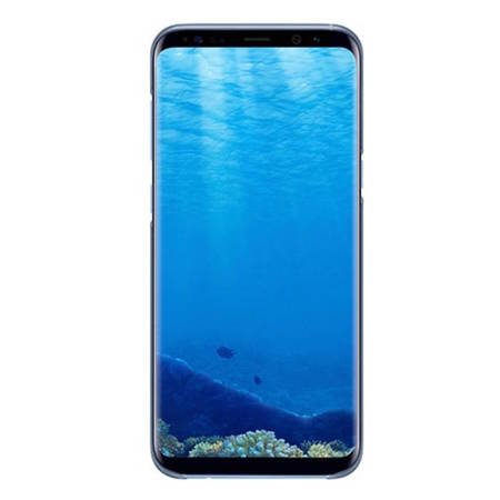 Samsung Galaxy S8+ etui Clear Cover EF-QG955CLEGWW - transparentny niebieski