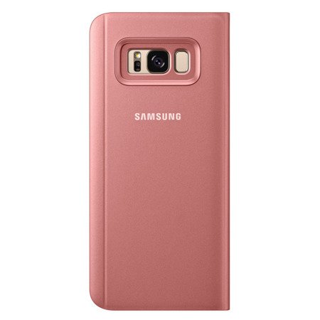 Samsung Galaxy S8 plus etui Clear View Standing Cover EF-ZG955CPEGWW - różowy