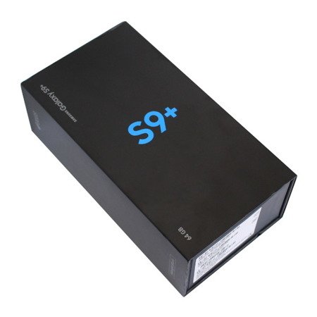 Samsung Galaxy S9 Plus Duos oryginalne pudełko 64 GB - Midnight Black