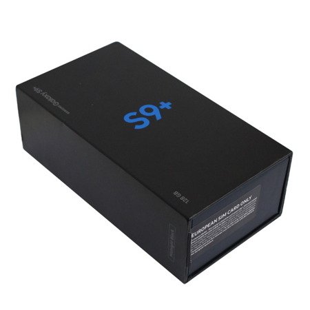 Samsung Galaxy S9 Plus oryginalne pudełko 128 GB - Midnight Black