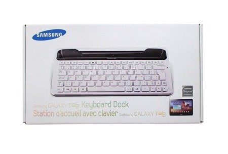 Samsung Galaxy Tab 10.1 klawiatura QWERTY ECR-K14CW - biała