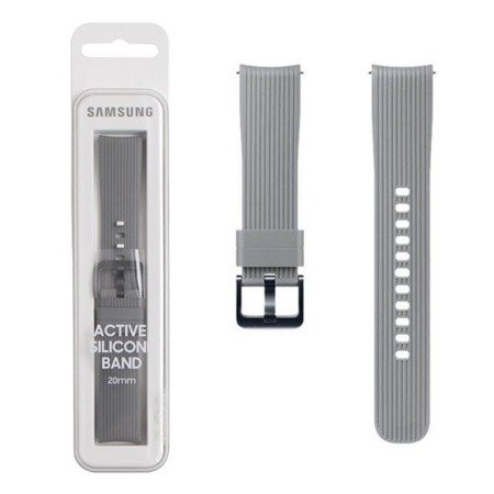 Samsung Galaxy Watch 42mm pasek Active Silicone Band 20mm ET-YSU81MJEGWW - szary
