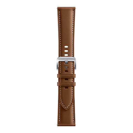Samsung Galaxy Watch/ Galaxy Watch 3 22 mm pasek Stitch Leather Band ET-SLR84LAEGEU - brązowy