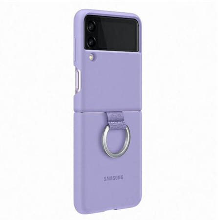 Samsung Galaxy Z Flip3 5G etui Silicone Cover with Ring EF-PF711TVEGWW - lawendowe
