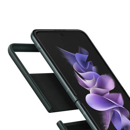 Samsung Galaxy Z Flip3 etui skórzane Leather Cover EF-VF711LBEGWW - czarny