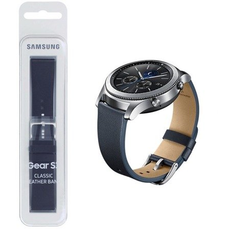 Samsung Gear S3 pasek Classic Leather Band ET-YSL76MNEGWW - ciemnogranatowy (Navy Blue)