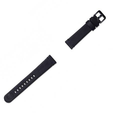 Samsung Gear Sport/ Galaxy Watch 42 mm pasek Leather Watch Strap 20mm GP-R815BREEAAA - czarny