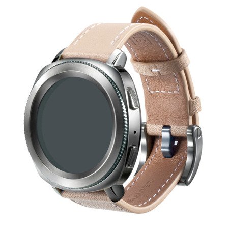 Samsung Gear Sport pasek Leather Watch Strap GP-R600BREEBAA - beżowy