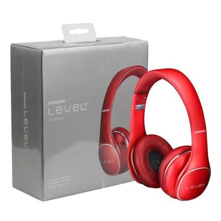 Samsung Level On słuchawki Bluetooth EO-PN900BREGWW - czerwone